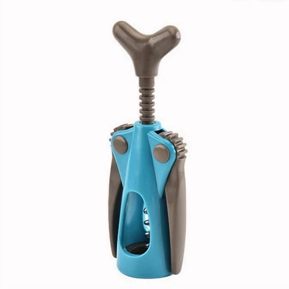 Abs+Stainless Steel Red Wine Bottle Opener Kitchen Accessories Blue Easy To Use