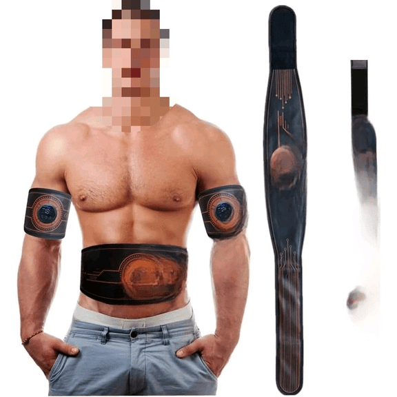 Abs Stimulator Muscle Training Fitness Workout Equipment Ab Core Toner Belt for Abdominal/Arm/Leg Full Set Fit 23''-60''$$Sport & Recreation Other
