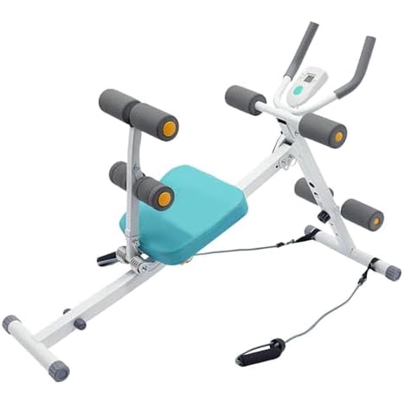 Abs Workout Equipment for Home Gym, Whole Body Sport Waist Trainer, Athletic Body Exercise Core Abs Exercise Machine with Resistance Bands&LCD Display for Home, Companies, Gyms