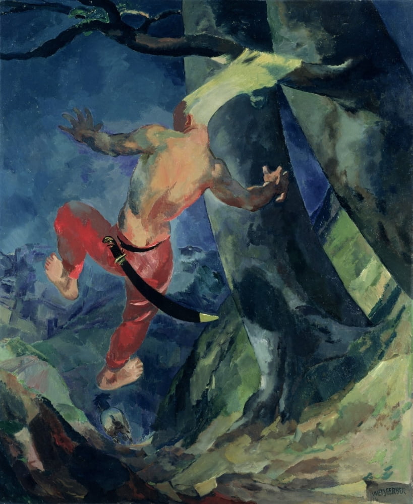 Absalom 1914 Canvas Art - Albert Weisgerber (24 x 36)