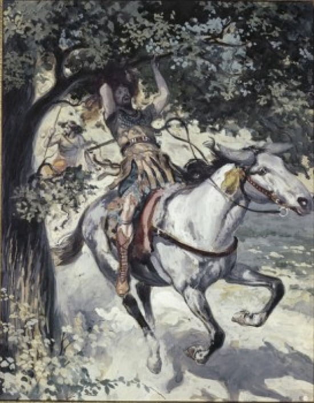Absalom Hanging on the Oak Tree James Tissot (1836-1902 French) Jewish Museum New York USA Canvas Art - James Tissot (18 x 24)