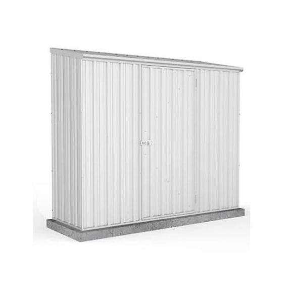Absco AB1122 7 x 3 ft. Space Saver Metal Storage Shed - Surfmist