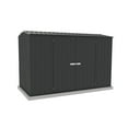 thumbnail image 1 of Absco AB1003 10 x 5 ft. Premier Metal Storage Shed - Monument Gray, 1 of 12