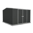 thumbnail image 1 of Absco AB1005 10 x 10 ft. Premier Metal Storage Shed - Monument Gray, 1 of 12