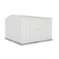 thumbnail image 1 of Absco AB1007 10 x 10 ft. Premier Metal Storage Shed, Surfmist, 1 of 1