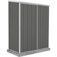 thumbnail image 1 of Absco AB1046 5 x 3 ft. EZI Slider Metal Storage Shed - Woodland Gray, 1 of 1