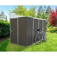 thumbnail image 1 of Absco Durango 10 Ft. x 5 Ft. Metal Bike Shed, Steel Utility Tool Shed, Outdoor Storage for Backyard, Lawn, Bikes, 50 Sq. Ft., Woodland Gray, 1 of 7