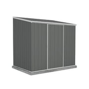 Absco EZI Slider 7' x 5' Metal Storage Shed - Woodland Gray