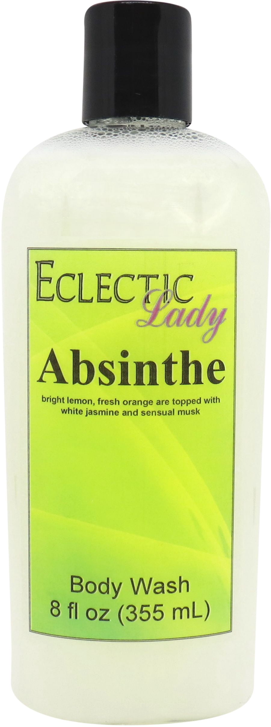Absinthe Body Wash by Eclectic Lady, Liquid Shower Gel for Women and Men, 8 Ounces
