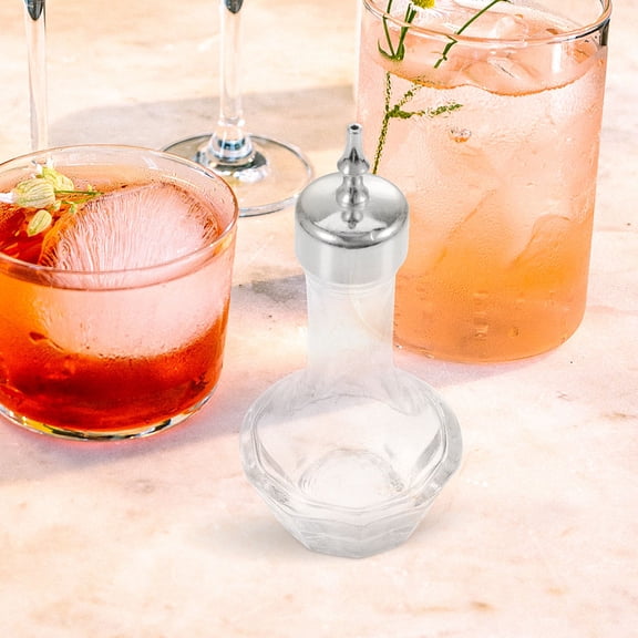 NIAIZEK Decorative Glass Bottle for Home Bar, Party Supplies, Cocktail Mixing, Beverage Serving & Stylish Drinkware