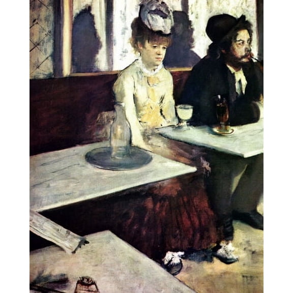 Absinthe-Degas - CANVAS OR PRINT WALL ART