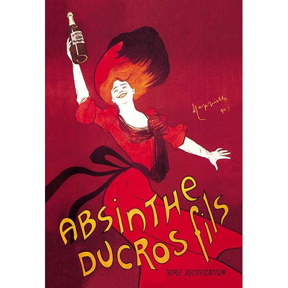 Absinthe Ducros Fils Museum quality giclee print canvas wrap(20" x 30")