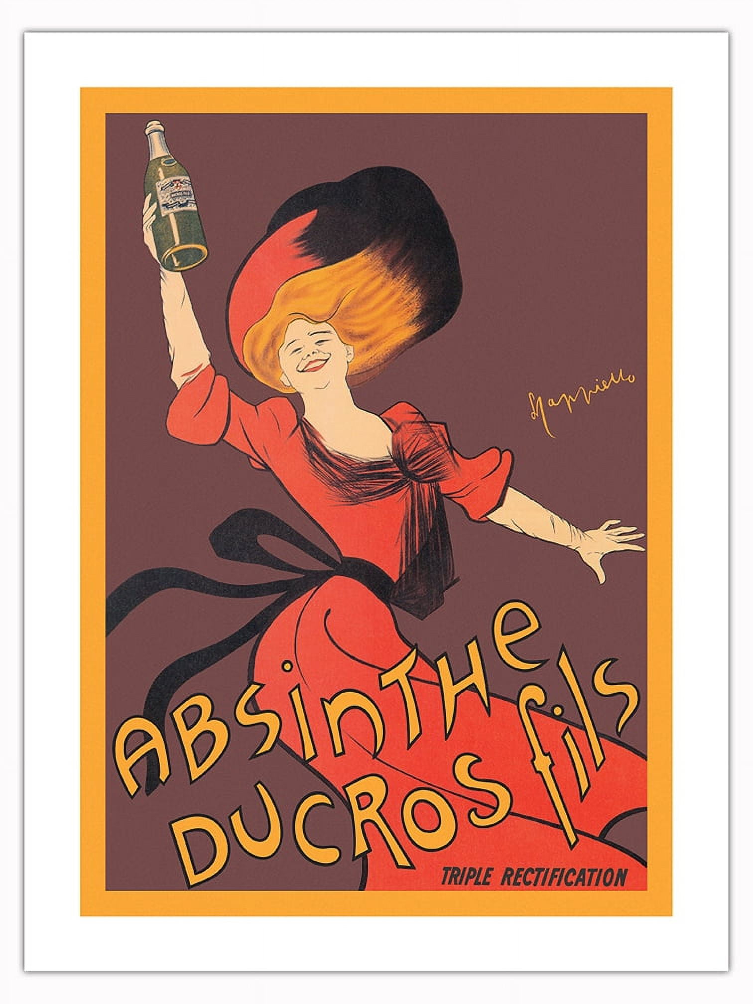 Absinthe Ducros Fils - Vintage French Advertising Poster by