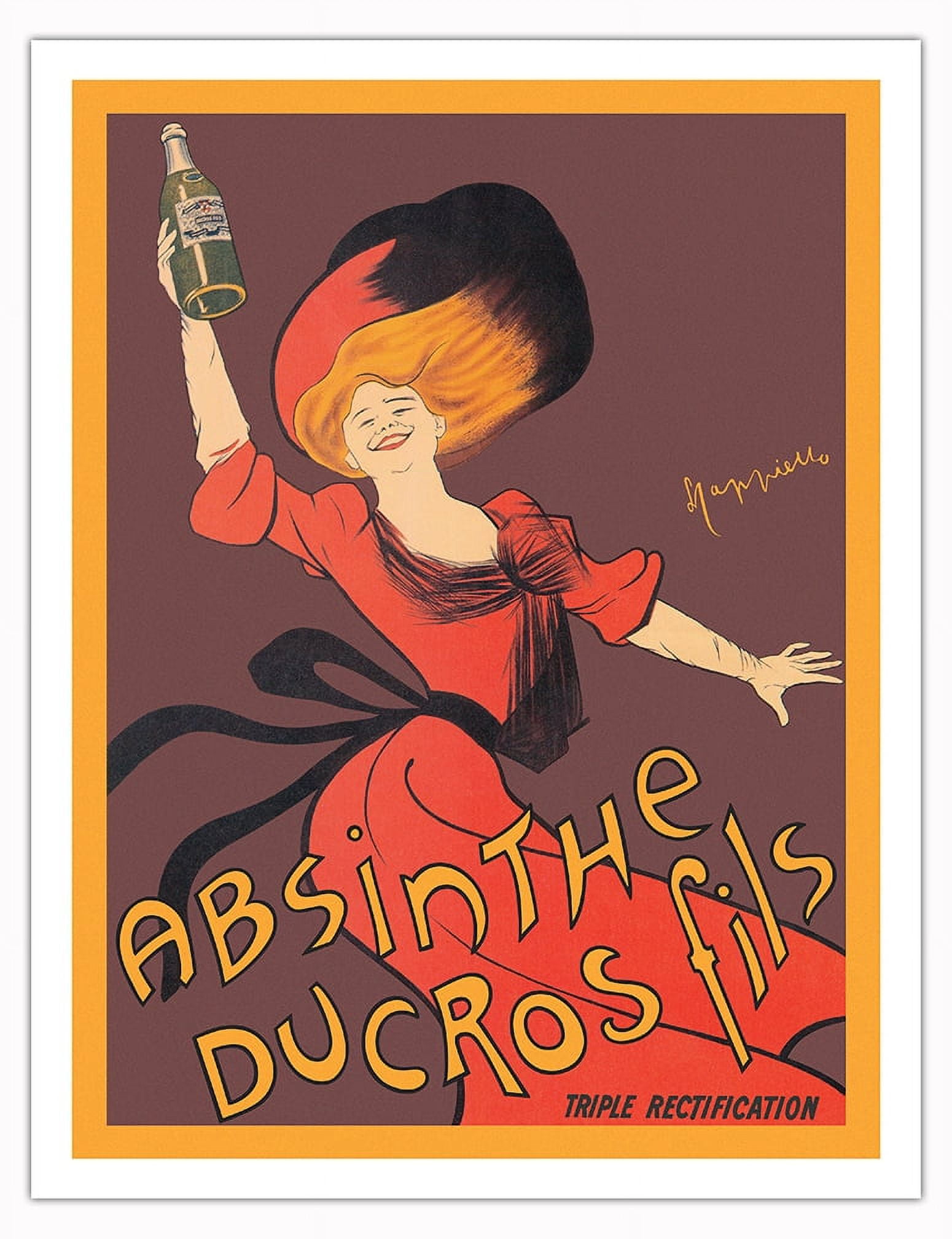 Absinthe Ducros Fils - Vintage French Advertising Poster by