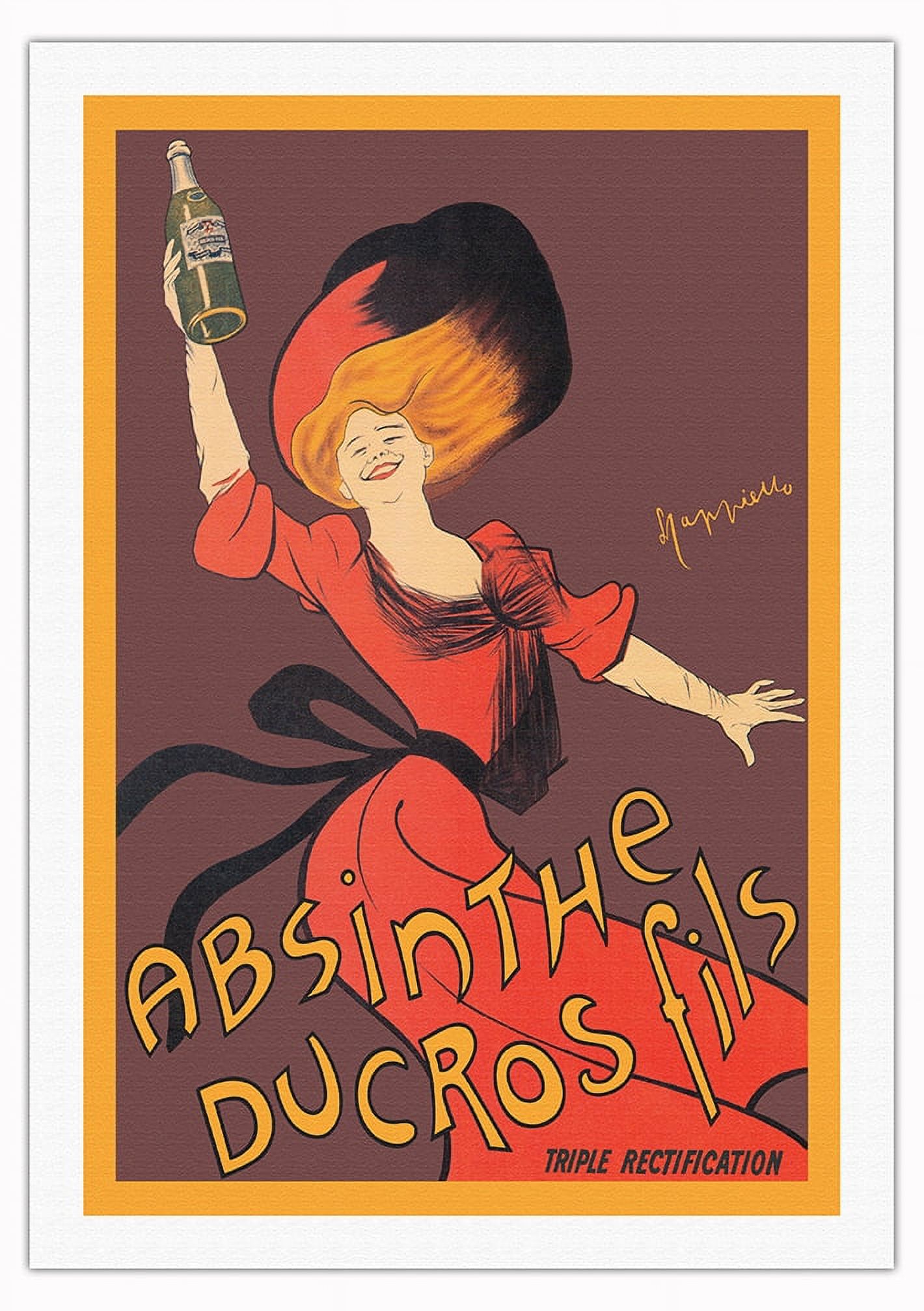 Absinthe Ducros Fils - Vintage French Advertising Poster by