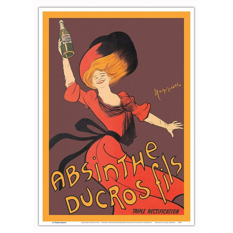 Absinthe Ducros Fils - Vintage French Advertising Poster by