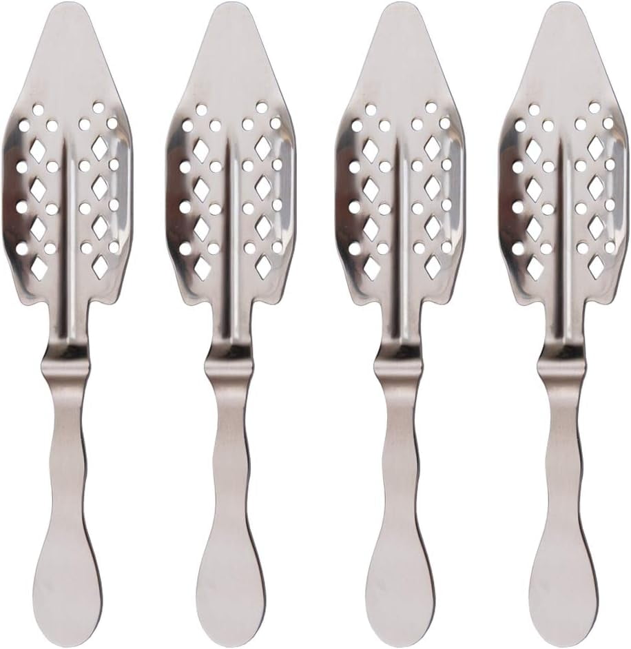 Absinthe Spoon - Stainless Steel Vintage Hollow Design For Cocktail Filtering