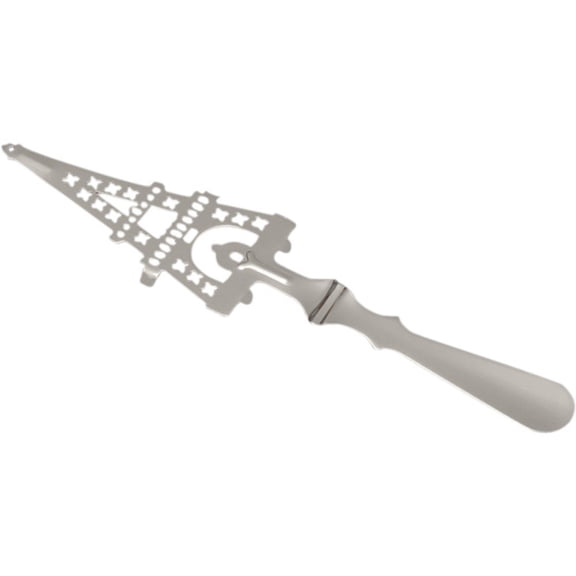 Absinthe Spoon, Stainless Steel Wormwood Spoon Cocktail Mixing Spoon Drinking Filter Spoon Cocktail Utensils Bitter Scoop for Bar Party