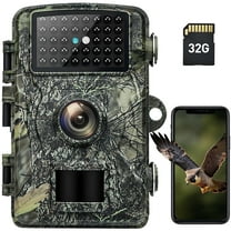 ATUPEN Trail Camera,2.5K 16MP with Night Vision,IP66 Waterproof 2.0”HD TFT Screen for Wildlife outdoor Hunting