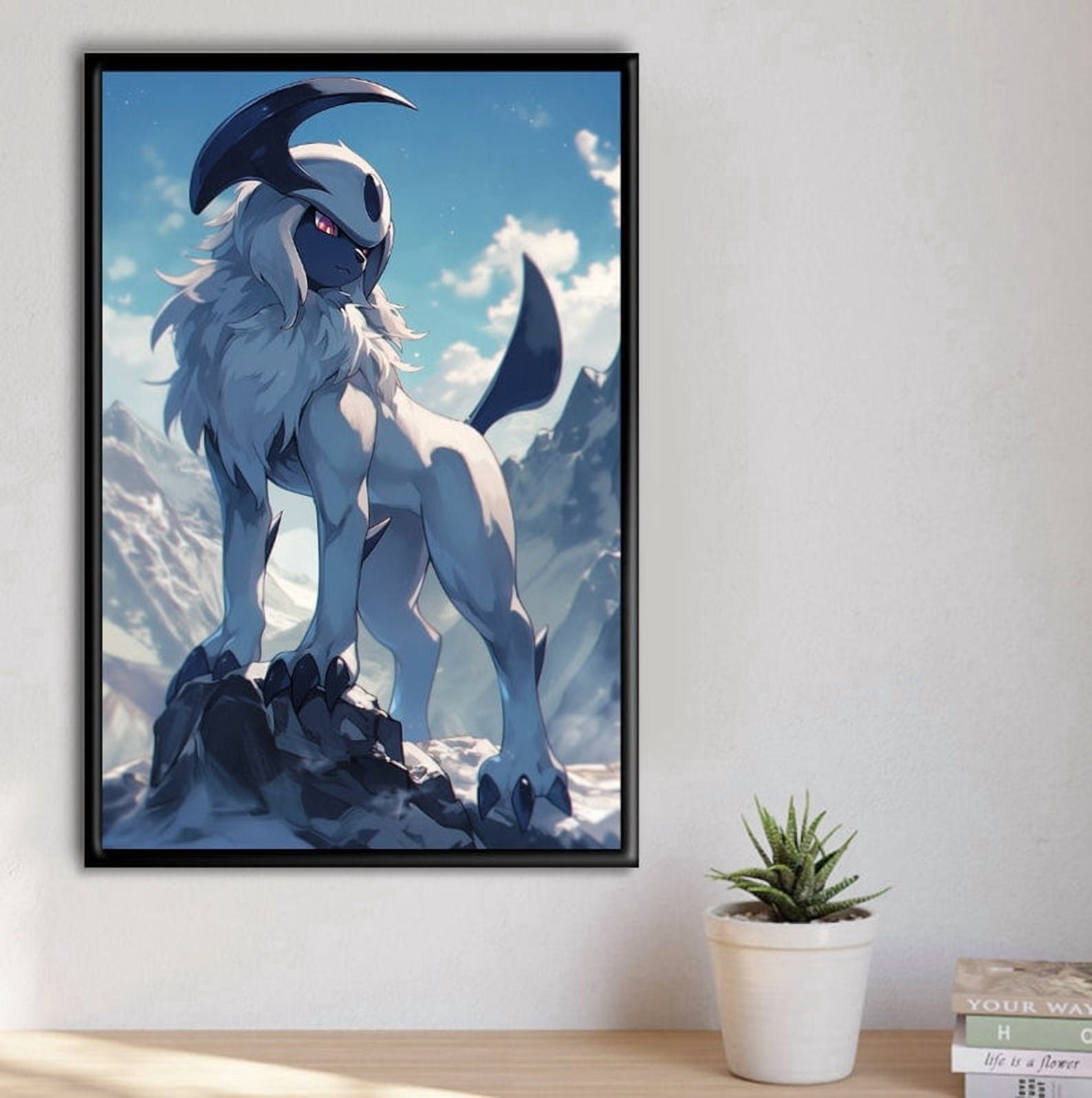 Absol Absence of Sunlight Dark Type Pokemon poster Wall Art Decor 12x18 ...