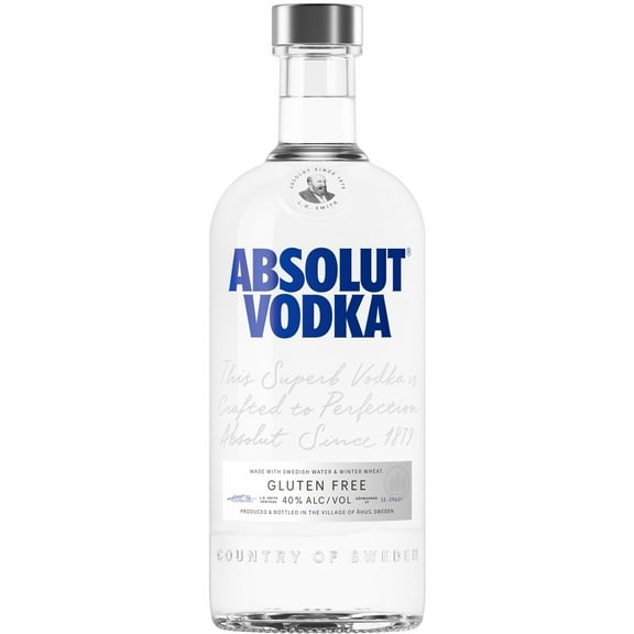 Absolut Original Vodka, 750 ml Bottle, 40% ABV