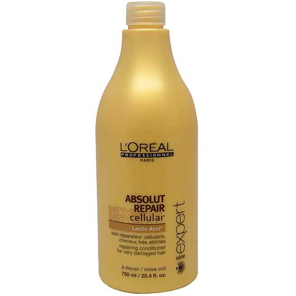 Absolut Repair Cellular Lactic Acid Conditioner by L'Oreal Professional for Unisex, 25.4 oz