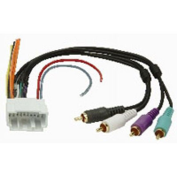 Absolute A86A-1725 2002-2006 Acura Rsx Amp By-pass Harness + Cd Harness