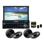 Absolute AVH-9000 7-Inch In-Dash Multimedia Touch Screen + 2 Pairs Of Pioneer 6.5 Speakers + TW600 Tweeter