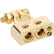 Absolute BTG300P 0/2/4/6/8 AWG Gold Single Positive Power Battery Terminal Connectors