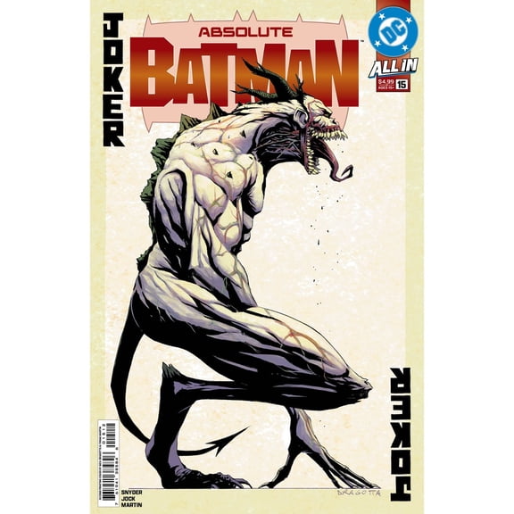 Absolute Batman #15 Nick Dragotta 2nd Printing CVR G 2026 Comics DC Comics