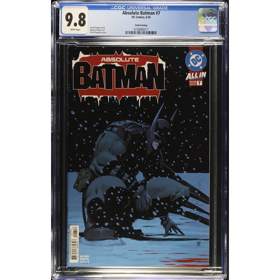 Absolute Batman #7 - CGC 9.8 Comic Book