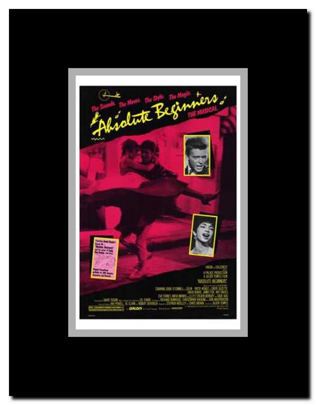 Absolute Beginners Framed Movie Poster
