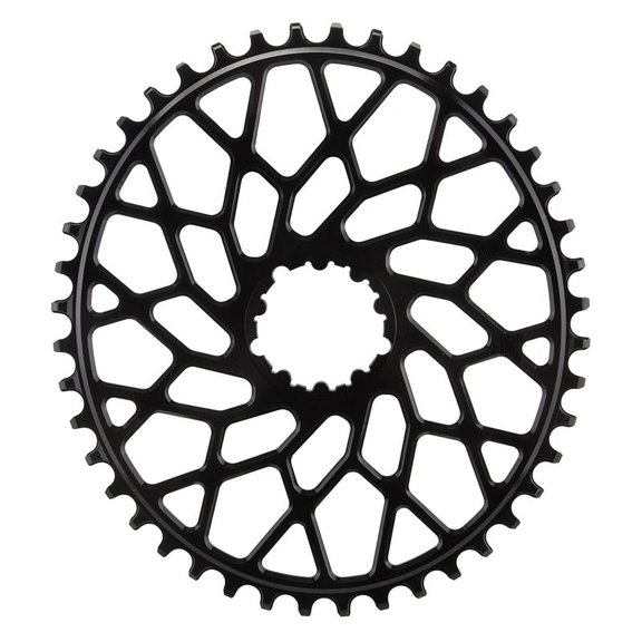 Absolute Black GXP/BB30 Oval Direct CX Bicycle Chainring - 44T (Black - 44T)