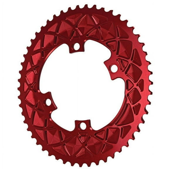 Absolute Black Oval 110 BCD 2X Chainring Absoluteblack Oval 110mm 52t 4b 2x Rd
