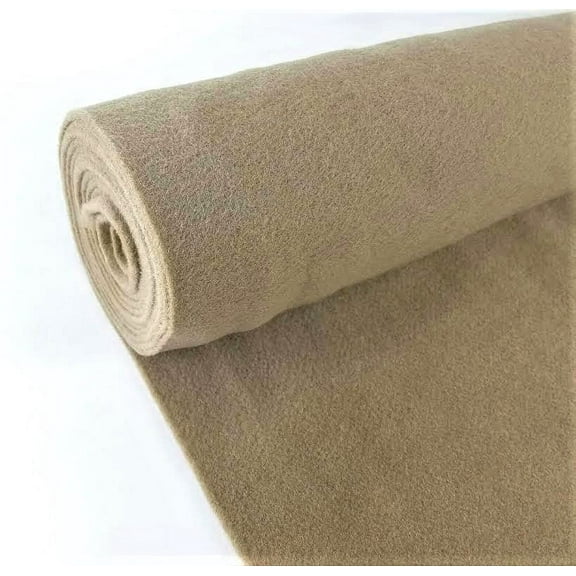Absolute C150TAN 150' x 4' Carpet 150' Length X 4' Wide Tan (Beige) Carpet for Speaker, Sub Box Carpet, RV, Boat, Marine, Truck, Car, Trunk Liner, PA DJ Speaker, Box, Upholstery Liner Carpet
