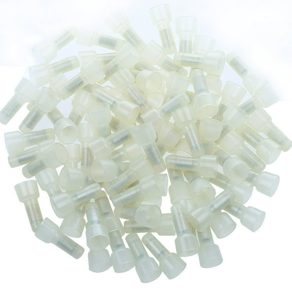 Absolute CC16G100 100pcs Crimp Caps 1000 pcs 16-14 Gauge Close End Crimp Terminal Caps for Car Audio and Electronics