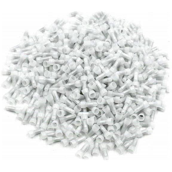 Absolute CC16G1000 1000pcs Crimp Caps 1000 pcs 16-14 Gauge Close End Crimp Terminal Caps for Car Audio and Electronics