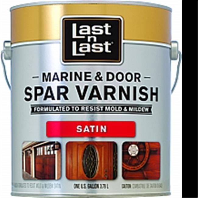 Absolute Coatings 50801 1 Gallon Satin Last N Last Marine & Door Spar