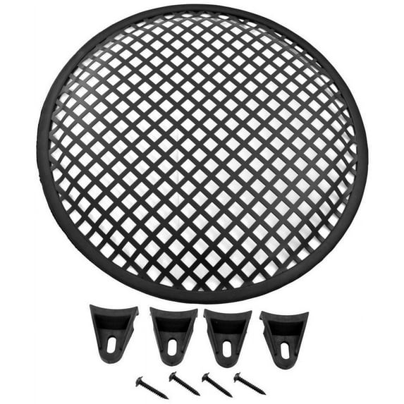 Absolute DJS15 15" Subwoofer Speaker Grill15" Subwoofer Speaker Metal Mesh Cover Waffle Speaker Grill Protect Guard DJ