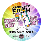 Absolute Filth - Hockey Wax - Premium Hockey Stick Wax for Maximum Grip & Protection Strawberry Slapshot