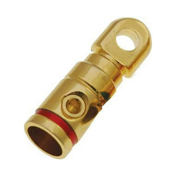 Absolute GRT108R Red Band 8 Gauge Chrome Power Ring Terminal