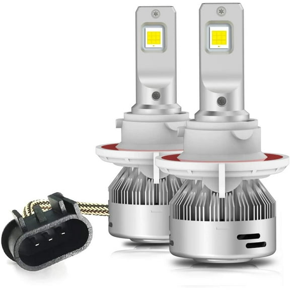 Absolute H13 9008 High/Low LED Head Light Conversion Kit<br/> Vehicle Car Headlight Low Beam Fog Light Bulbs 225000LM Low beam 6000K Auto Lamp Super Bright 2Pcs