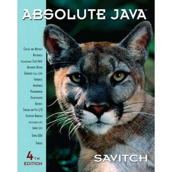 Pre-Owned Absolute Java (Paperback) 013608382X 9780136083825