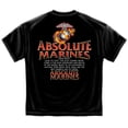 thumbnail image 1 of Absolute Marines Patriotic TShirt - Black-Large, 1 of 2
