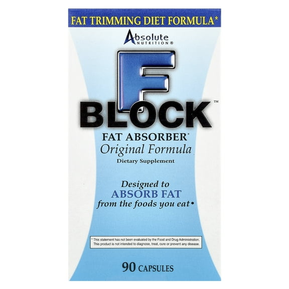 Absolute Nutrition FBlock, Fat Absorber, 90 Capsules