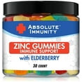 thumbnail image 1 of Absolute Nutrition Immunity, Zinc Gummies with Elderberry, 30 Count, 1 of 3