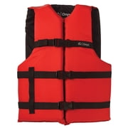 Onyx Adult General Purpose Life Jacket - Adult Universal, Red