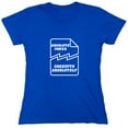 thumbnail image 1 of Absolute Power Corrupts Absolutely Sarcastic Humor Novelty Funny Women's Casual Tees, 1 of 3
