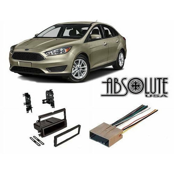 Absolute RADIOKITPKG6 Fits Ford Focus 2005-2007 Single DIN Dash Kit
