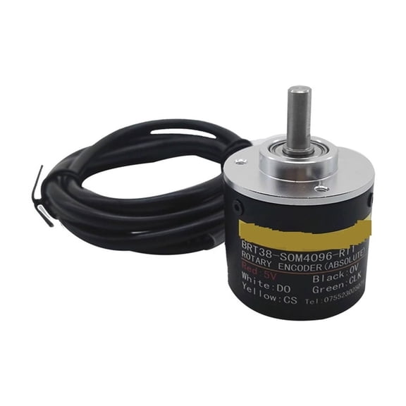Absolute Rotary Encoder 6mm Shaft Contactless 4096 1024ppr 10bit 12bit SSI Interface Single Ture Angle Measurement ,Compatibility - 12BIT 4096PPR_A